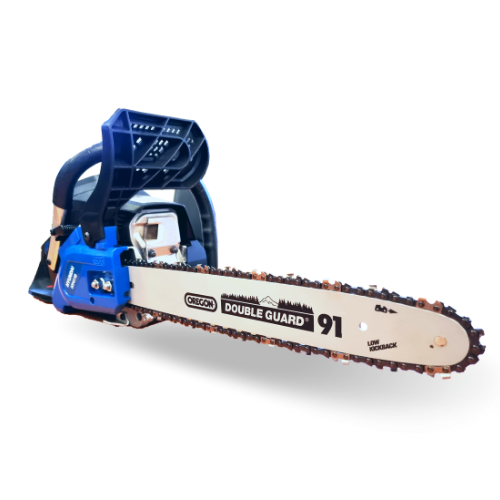 Hyundai 18" Petrol Chainsaw – 53cc 2-Stroke, Oregon Bar, Anti-Vibration, Auto Chain Lube, Kick-Back Protection (HY5310)