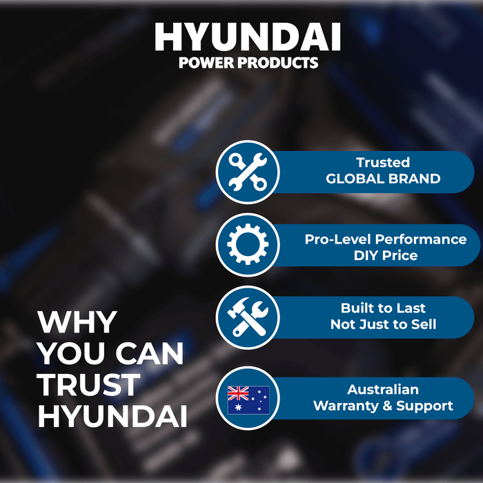 Hyundai 21" Petrol Lawn Mower Self-Propelled – 196cc Engine, Steel Deck, Easy Start, OPC Safety (HYM530SP)