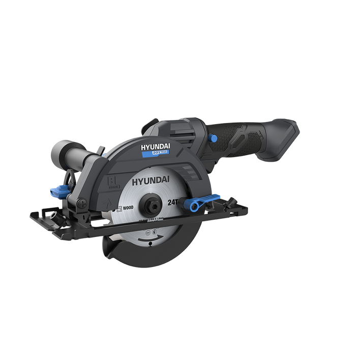 Hyundai 20V Brushless Mini Circular Saw – 120mm Blade, 41mm Cut Depth - SKIN ONLY (CS20X-120)