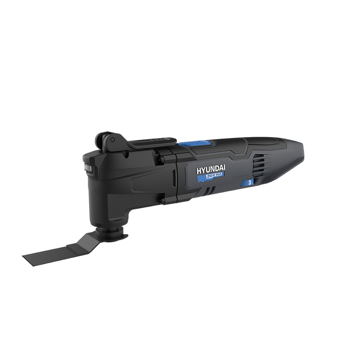 Hyundai 20V Cordless Multi Cutter – Oscillating Tool for Cutting, Scraping, Sanding – SKIN ONLY (MC20S)