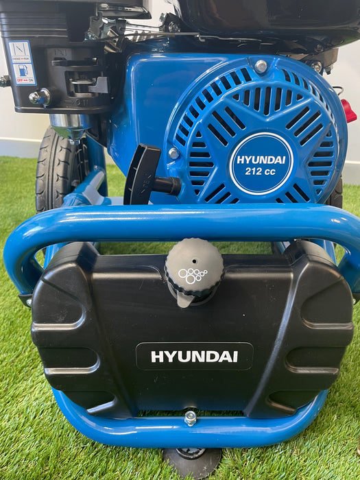 Hyundai 3500 PSI Petrol Pressure Washer – 212cc Engine, 3200W, 6m Hose, 24M Warranty (HY3200H)