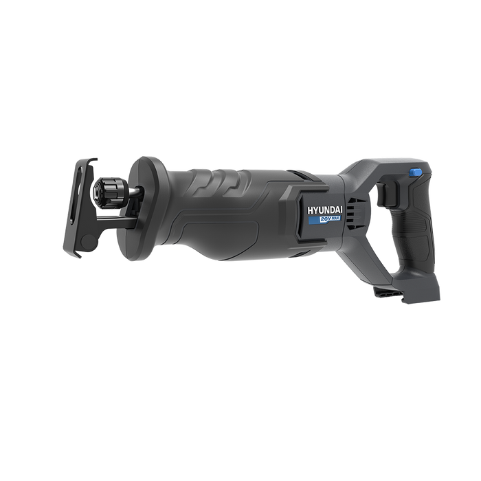 Hyundai 20V Cordless Reciprocating Saw – 100mm Wood Cut, Tool-Free Blade Change, Variable Speed - SKIN ONLY (RS20S-20)