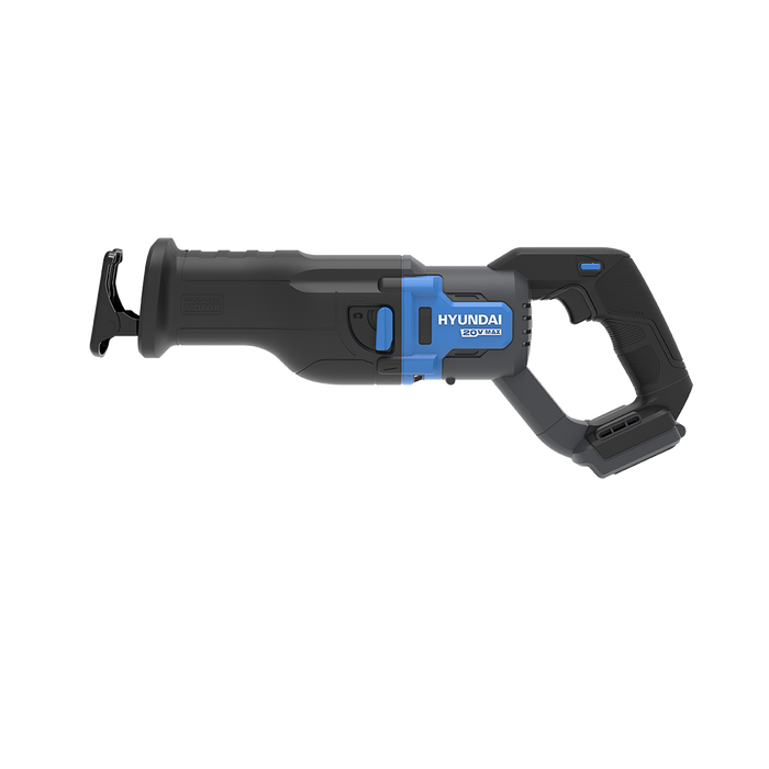 Hyundai 20V Brushless Reciprocating Saw – 300mm Cut, Tool-Free Blade Change - SKIN ONLY (RS20X-29)