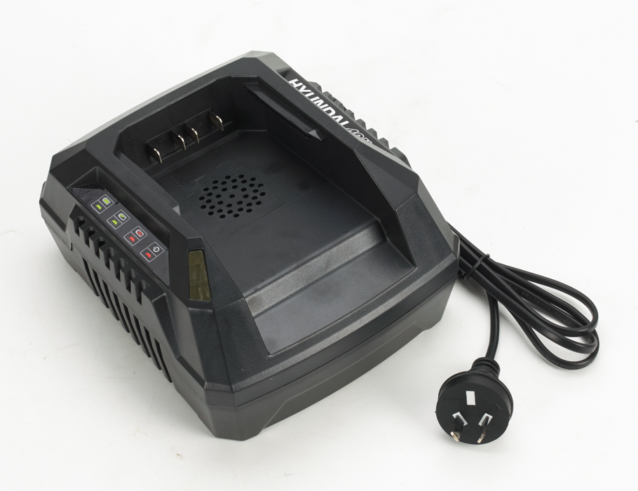 Hyundai 40V Battery Charger - Fast 30-Minute Charge, 5A Output, Compact and Lightweight Design (HY40C4)