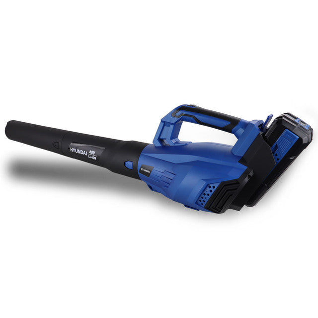 Hyundai 40V Cordless Leaf Blower Kit – Variable Speed, 2.5Ah Battery & Charger (HYB40LI)
