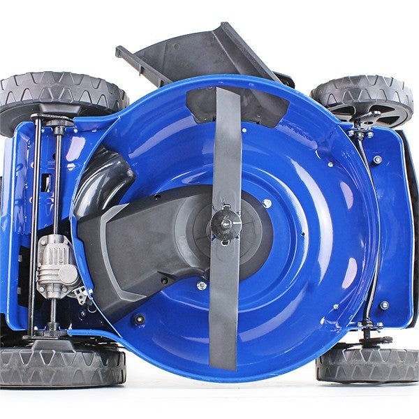 Hyundai 21" Petrol Lawn Mower Self-Propelled – 196cc Engine, Steel Deck, Easy Start, OPC Safety (HYM530SP)