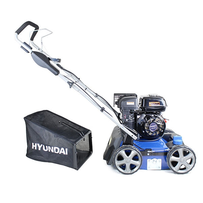 Hyundai Petrol Lawn Scarifier & Aerator 2-in-1 – 212cc Engine, 400mm Width, 45L Catcher (HYSC210)