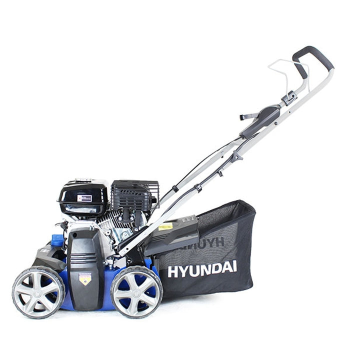 Hyundai Petrol Lawn Scarifier & Aerator 2-in-1 – 212cc Engine, 400mm Width, 45L Catcher (HYSC210)
