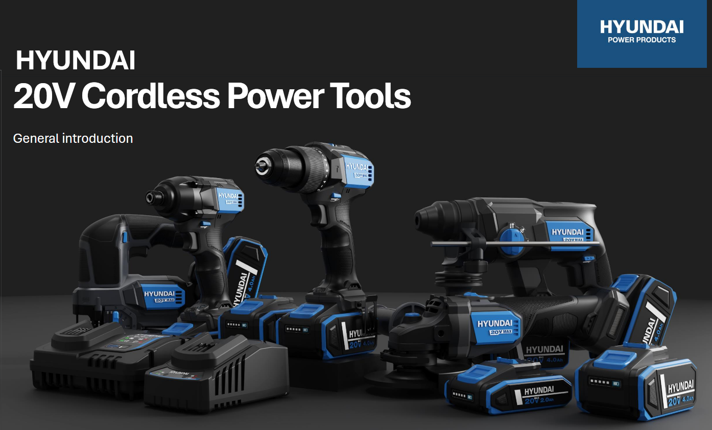 Introducing the New Hyundai 20V Cordless Power Tool Range in Australia