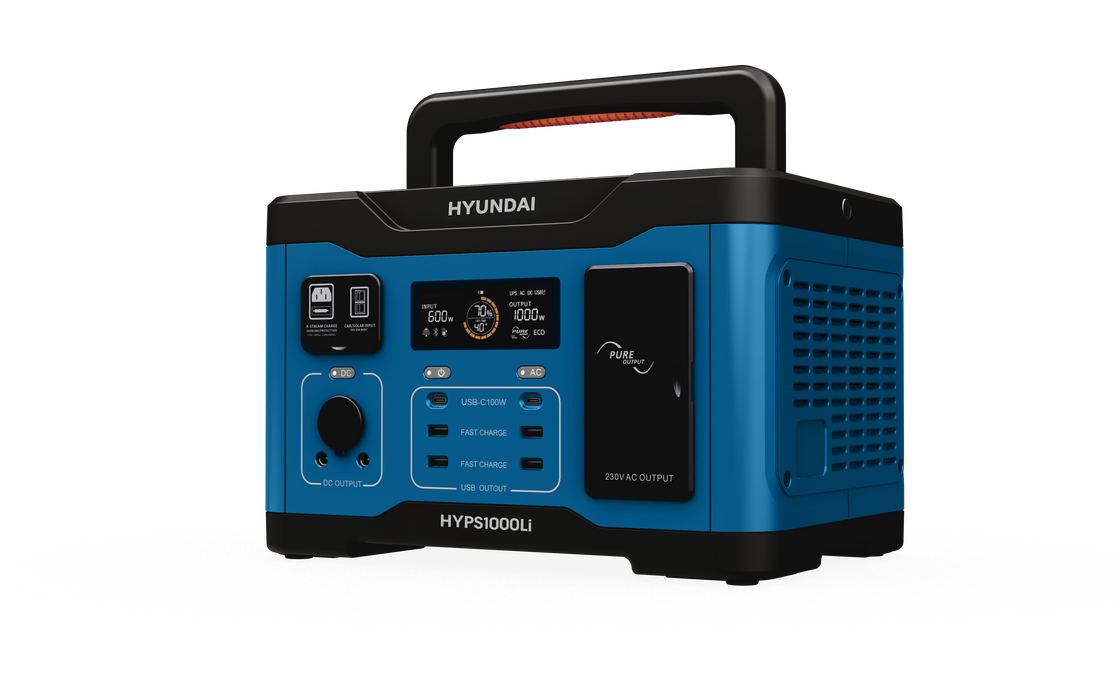 Hyundai Lithium Power Station - 1000W HYPS1000