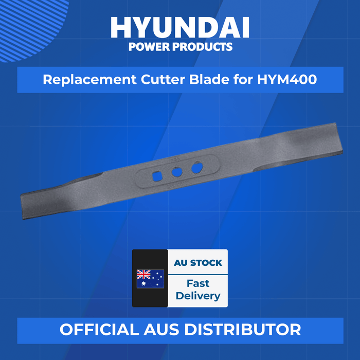 Genuine Hyundai Replacement Cutter Blade for HYM400 16" Petrol Mower – Durable Steel