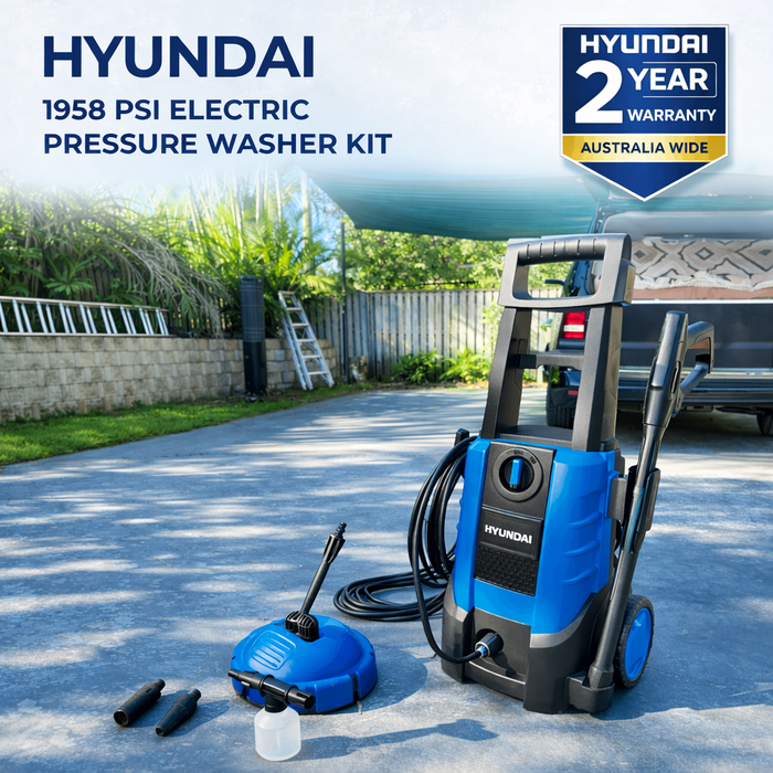 Hyundai 1800W 1958PSI Pressure Washer Electric HY-VCJ-90PA — Hyundai ...