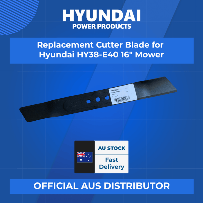 Genuine Replacement Cutter Blade for Hyundai HY38-E40 16" Mower – Durable & Precise Cutting