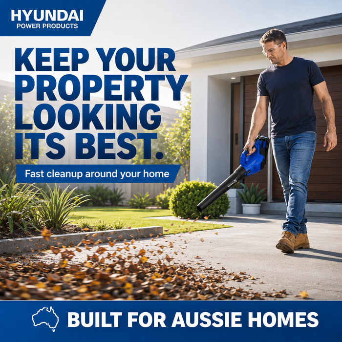 Hyundai 40V Cordless Leaf Blower – Lightweight, Variable Speed - Skin Only