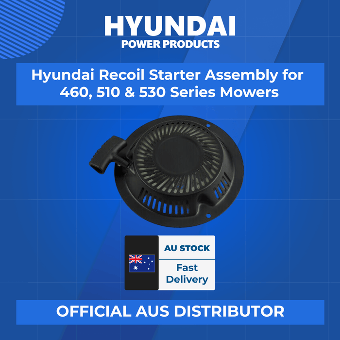 Genuine Hyundai Recoil Starter Assembly for 460, 510 & 530 Series Mowers – Easy Replacement