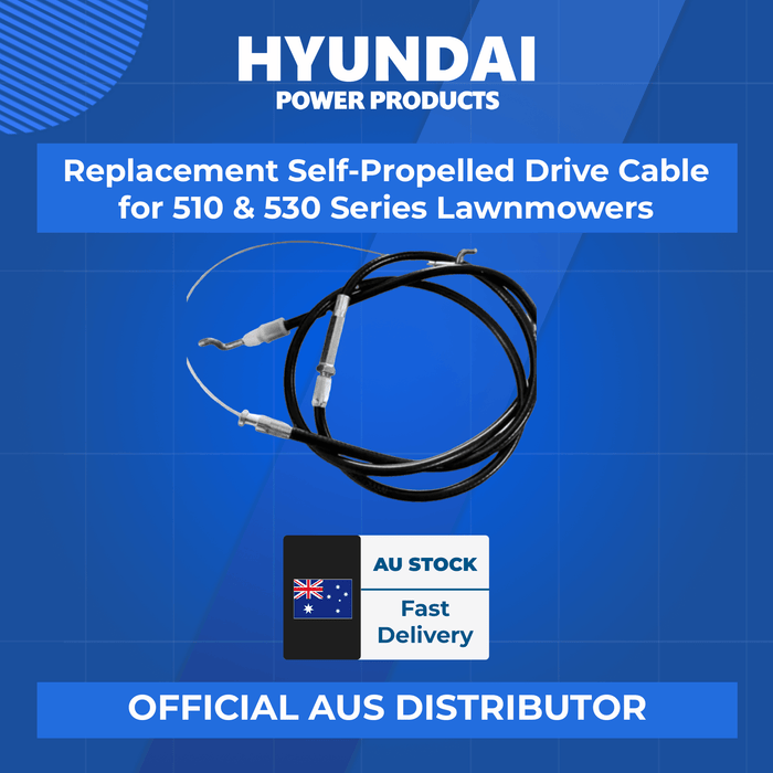 Hyundai Replacement Self-Propelled Drive Cable – Suits 510 & 530 Series Lawnmowers