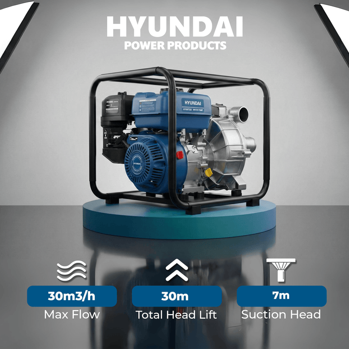 Hyundai  2″ Petrol Water & Trash Transfer Pump - HYWT50