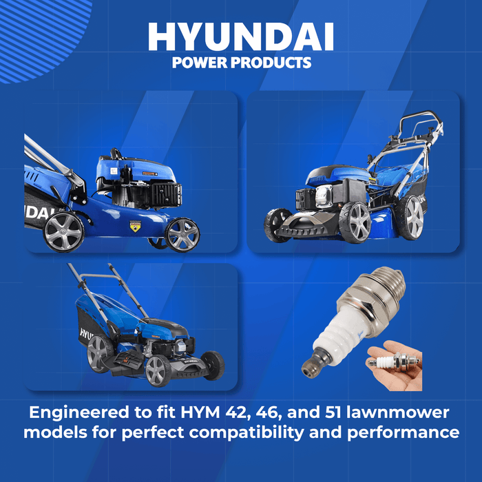 Genuine Spark Plug for Hyundai HYM 42, 46, 51 Lawnmowers – Reliable Engine Performance
