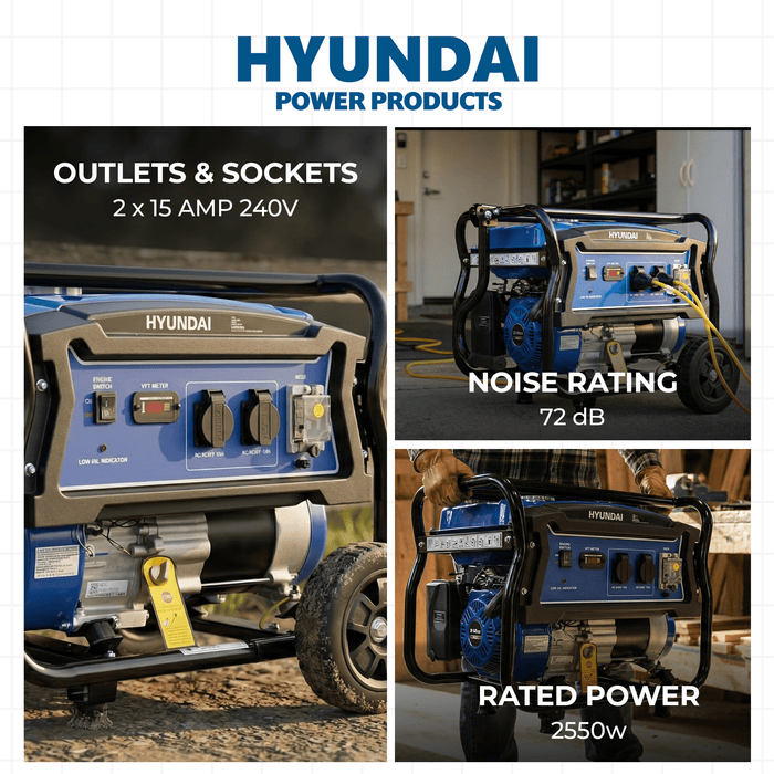 Hyundai HY4100L 4 kVA Portable Generator - HY4100L