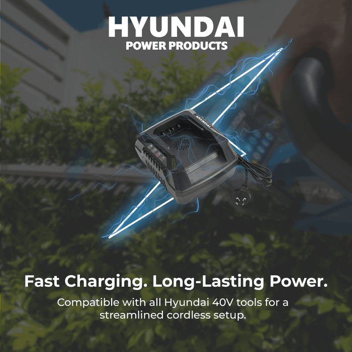 Hyundai 40V Battery Charger – Smart Charging for Hyundai 40V Lithium Power Packs - (2Ah HY40C2)