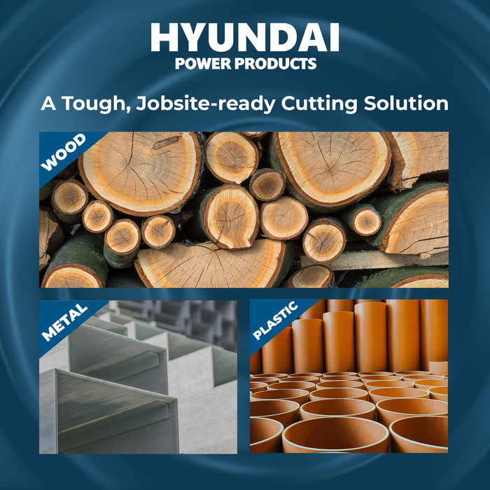 Hyundai 20V Brushless Reciprocating Saw – 300mm Cut, Tool-Free Blade Change - SKIN ONLY (RS20X-29)
