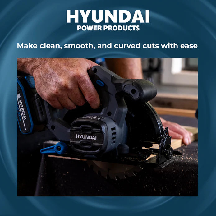 Hyundai 20V Brushless Jig Saw Kit – Adjustable Base, 4-Stage Pendulum, LED, Variable Speed + 20V 2Ah Lithium-Ion Battery & Charger Kit