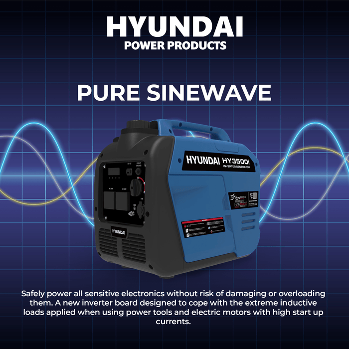 4.3kVA Hyundai HY3500i Inverter - HY3500i