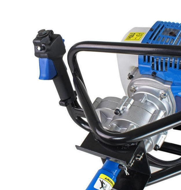 Hyundai 52cc Petrol Earth Auger – 3 Drill Bits, Anti-Vibration Handle, 2-Stroke Engine (HYEA5200X)