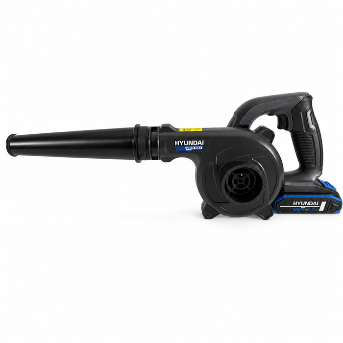 Hyundai 20V Cordless Workshop & Camping Blower + 2.0Ah Battery & Fast Charger