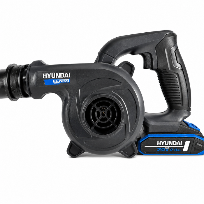 Hyundai 20V Cordless Workshop & Camping Blower – Compact, Lightweight, Single-Hand Use – Skin Only