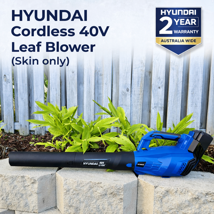 Hyundai 40V CORDLESS LEAF BLOWER – Lightweight, Variable Speed - SKIN ONLY (HY40LI)