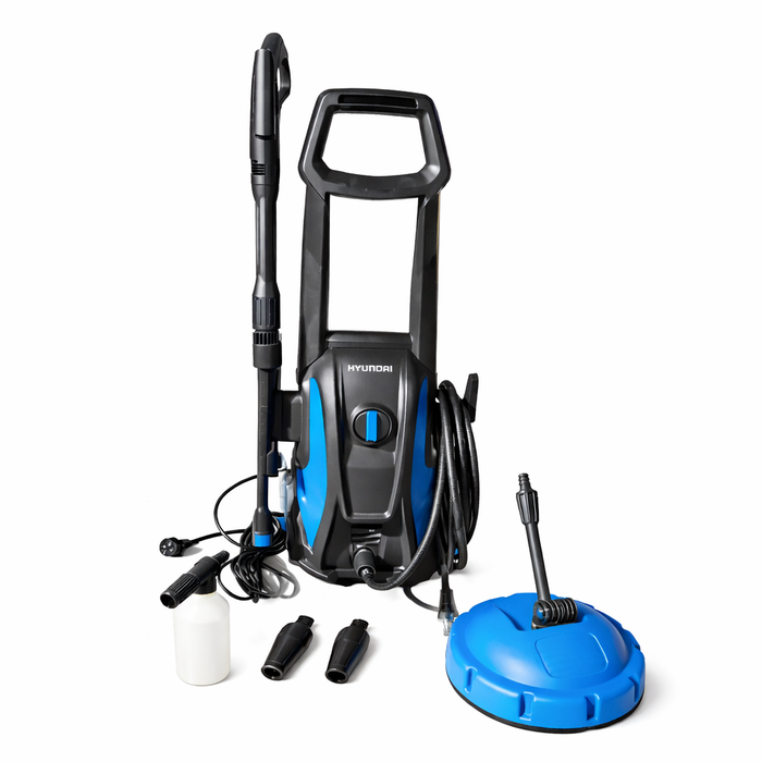 Hyundai 1595 PSI Electric Pressure Washer – 1500W, Patio Cleaner, Turbo Nozzle (HY-VCL70PC)