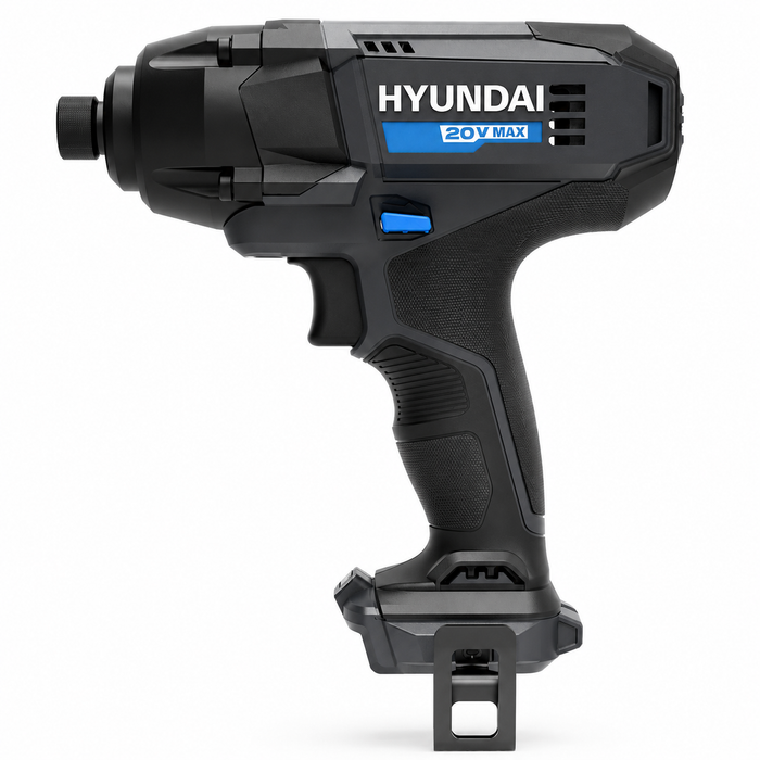 Hyundai 20V Cordless Impact Driver – 180Nm Torque, 3000ipm, LED Light, Variable Speed - Skin Only