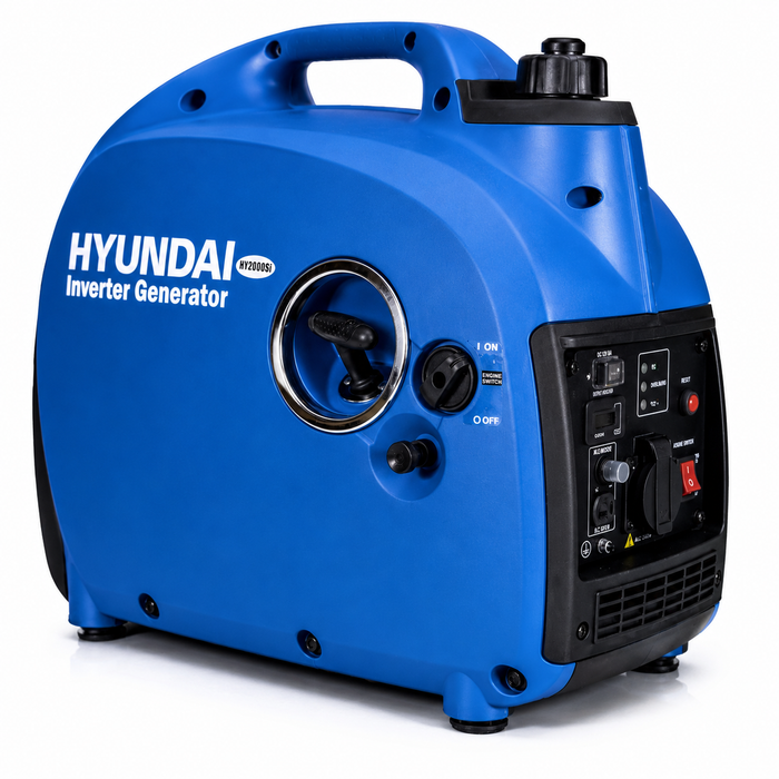 Hyundai 2000W Inverter Generator – Quiet, Portable Power for Camping & Home Backup