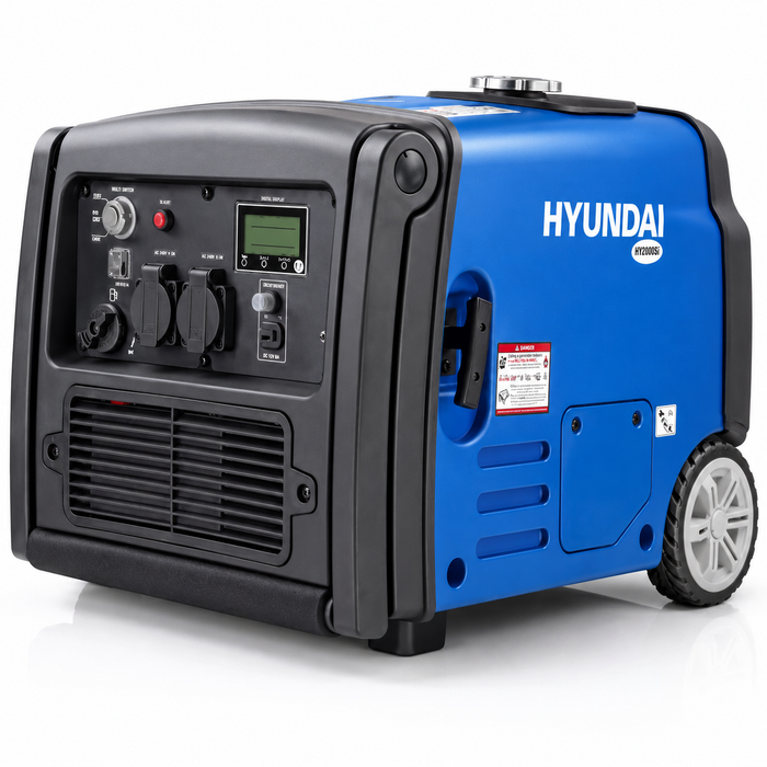 Hyundai 3200W Inverter Generator – Remote Start, Quiet & Portable Power for Camping & Caravans