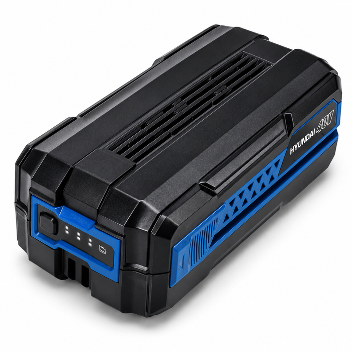 Hyundai 40V LITHIUM 2Ah BATTERY – Rechargeable Power Pack for Hyundai 40V Garden Tools (HY40B2)