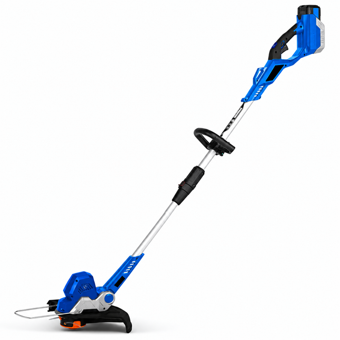 Hyundai 40V BATTERY GRASS TRIMMER - 330mm Cutting, Skin Only with Shoulder Strap, Cordless & Rechargeable - SKIN ONLY (HY40ST13)