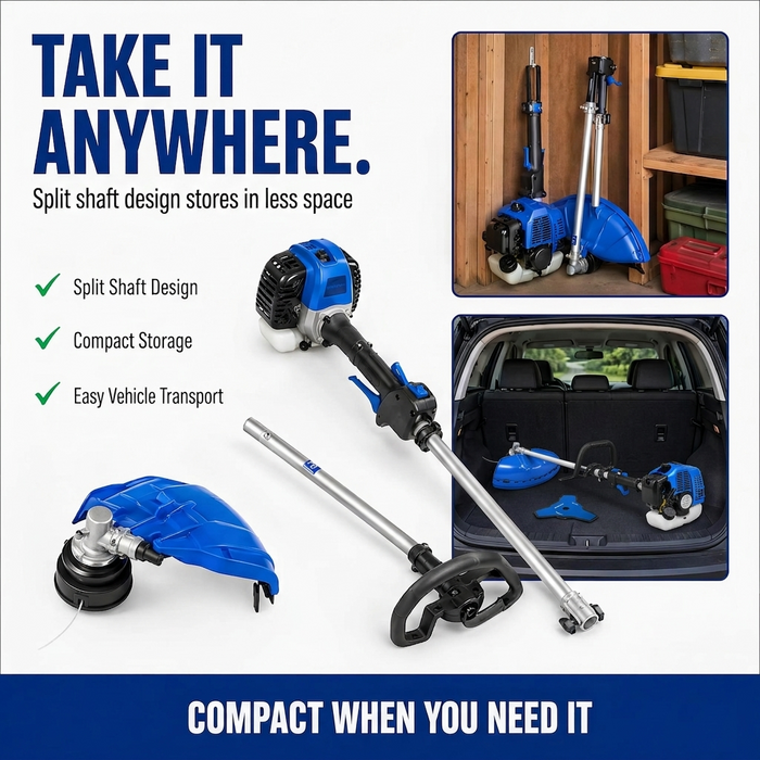 Hyundai 26cc 2-Stroke Petrol Brush Cutter – Lightweight Grass Trimmer with Tap & Go Head