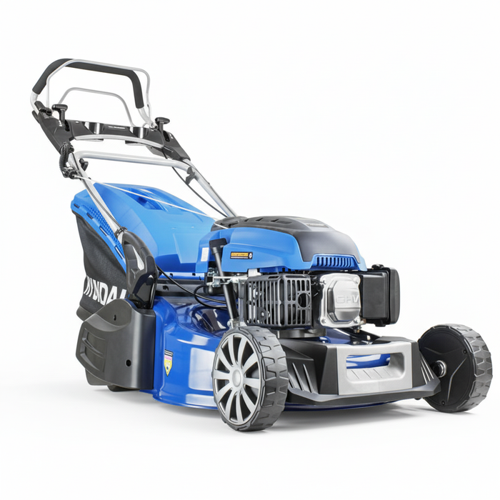 Hyundai 19"/48cm 139cc Self-Propelled Petrol Roller Lawnmower | HYM480SPR