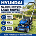 Hyundai 16" Petrol  Lawn Mower 