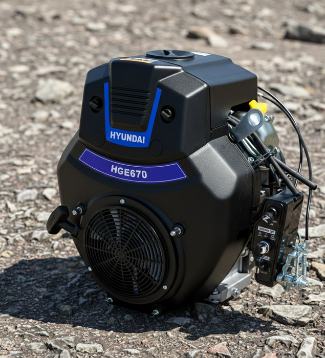 Hyundai 23HP Petrol Engine for Generators, Water pumps, Compressor drives or Industrial machinery