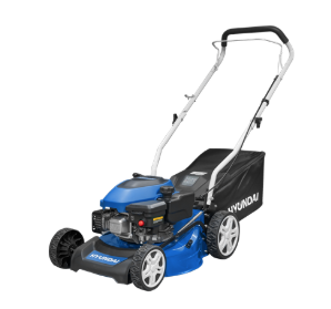 Hyundai 16" Petrol Lawn Mower – 131cc Push Mower with 6 Cutting Heights, 45L Catcher & Easy Start
