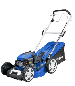 Hyundai 18" Petrol Lawn Mower – 149cc Push Mower with 6 Cutting Heights, 65L Catcher & Easy Start