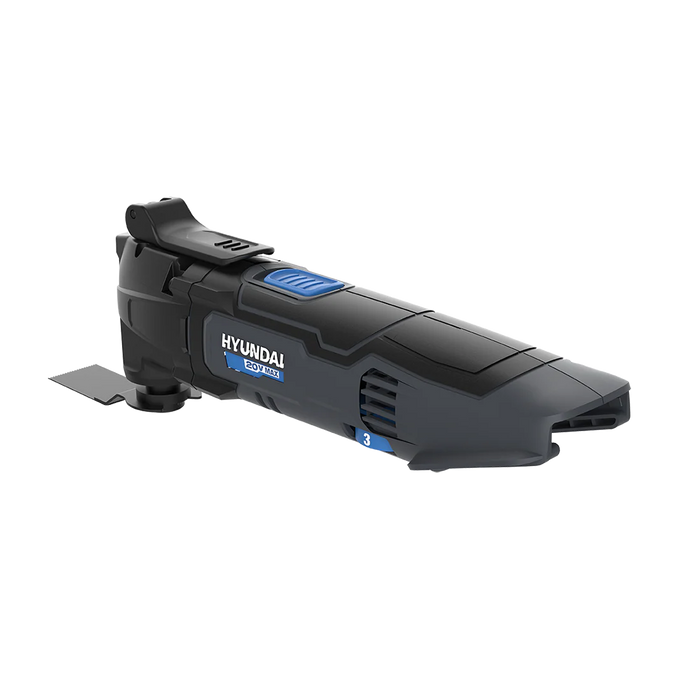Hyundai 20V Cordless Multi Cutter Kit  – Oscillating Tool for Cutting, Scraping, Sanding + 20v2Ah Battery & Charger