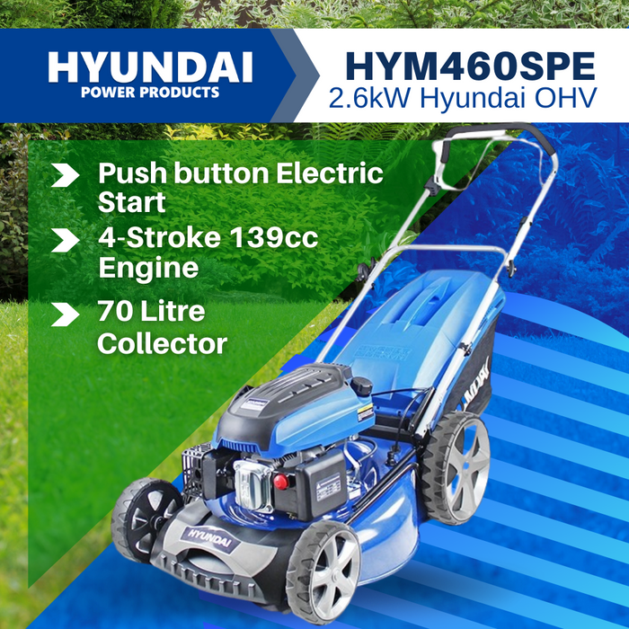 Key start petrol lawn mower hotsell