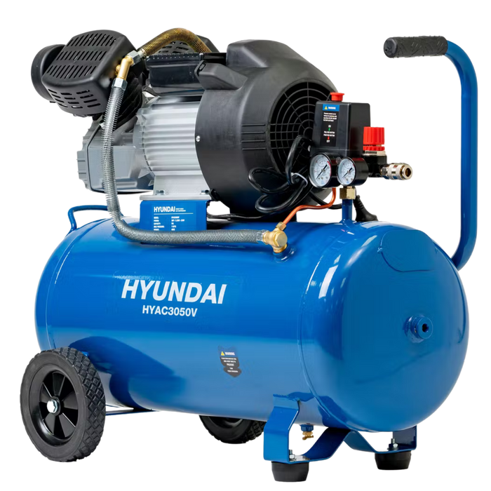 Hyundai 3HP Portable Air Compressor 356L/min Electric HYAC3050V